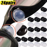 72 Uds. Almohadillas nasales antideslizantes para gafas, almohadillas nasales invisibles autoadhesivas de silicona suave para monturas de gafas, soporte para la nariz cómodo