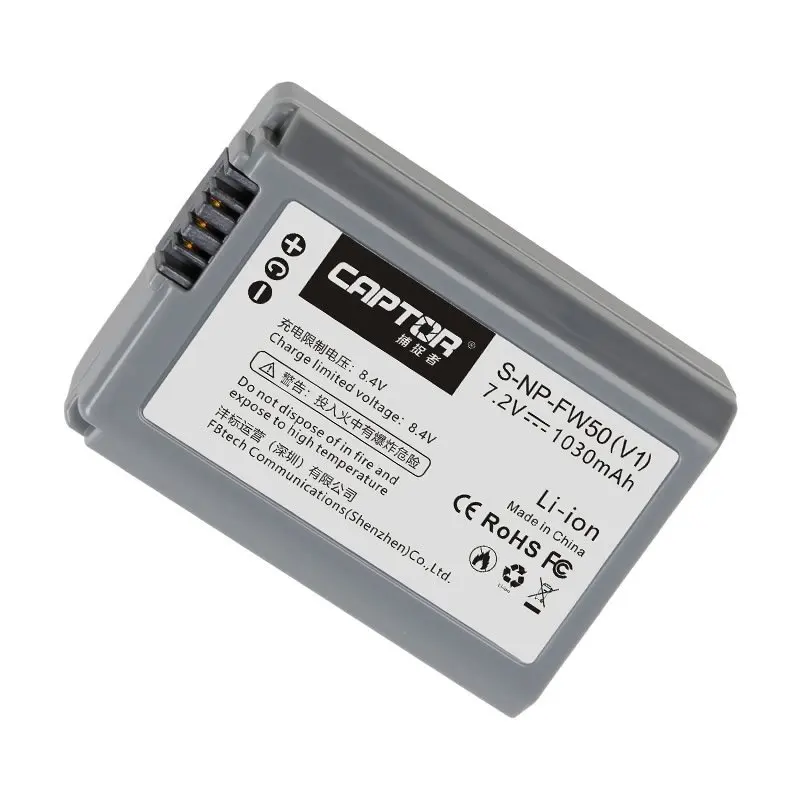 Rechargeable Camera Battery NP-FW50 v1| Recharger For Sony a7r micro single a7 a7m2 camera a6300 a6000 battery compatible ...