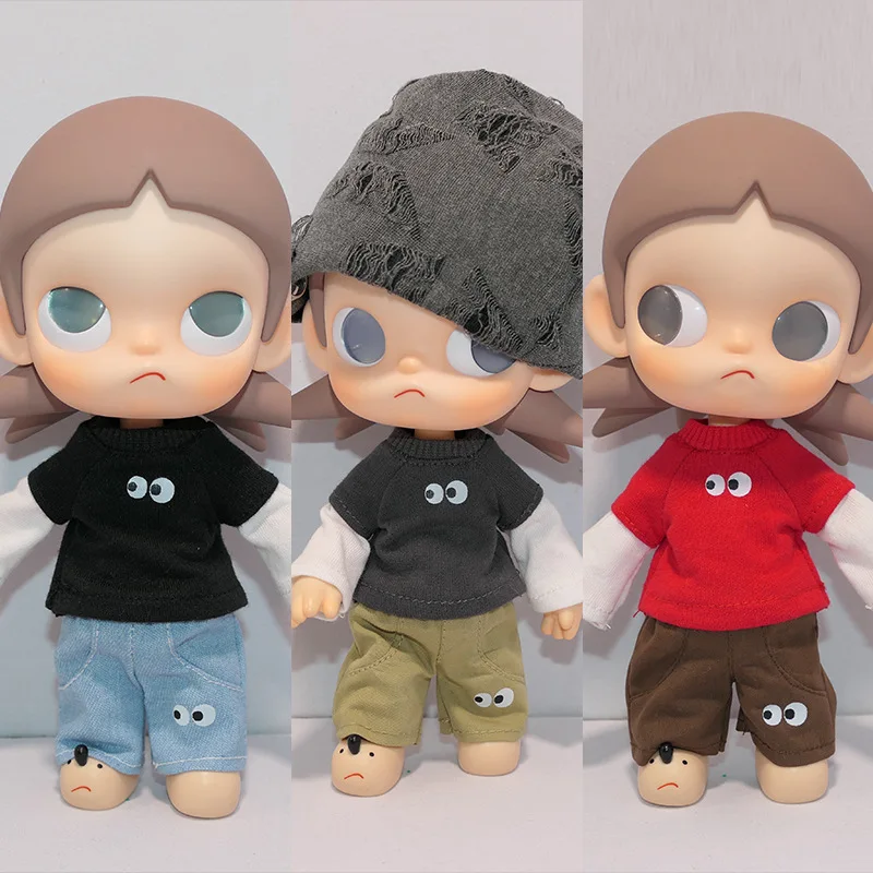 

Only Clothes Are The New Hot-selling Zsiga Clothes Dolls Dress Up Personality Cute Eye Pattern Pants Multi-color Optional