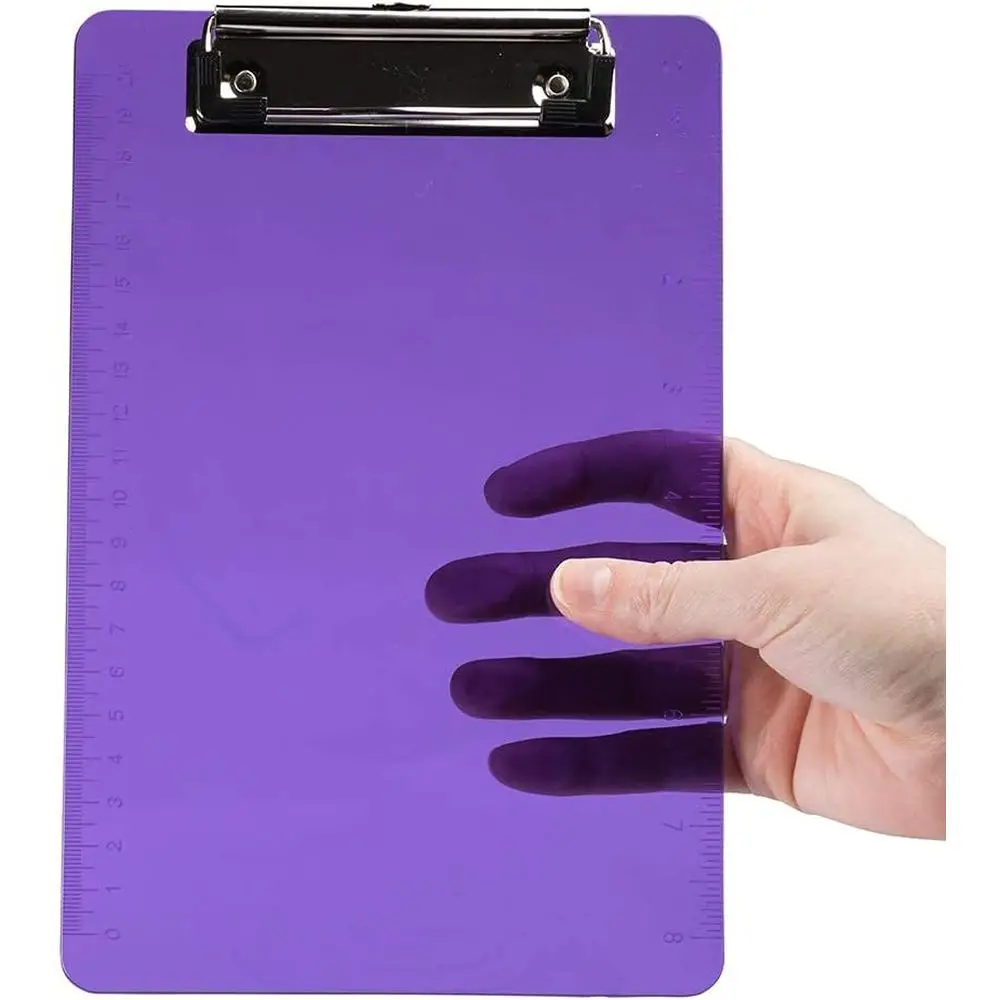 

Mini 6 x 9 Inch Clipboard with Low Profile Metal Clip - Individually Sold - Compact Memo Clip Board
