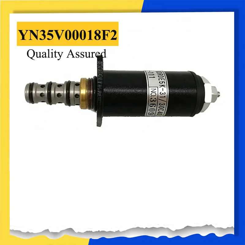 

For KOBELCO YN35V00018F2 KDRDE5K-31/30C40-111 Solenoid Valve SK200-6 SK200LC-6 SK250LC SK330LC SK290LC Excavator Solenoid Valve