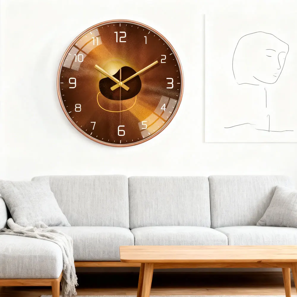 

Luxury Modern Wall Clock Silent Non Ticking Living Room Home Office Fashion Creative Wall Watch Bedroom Simple Decoration