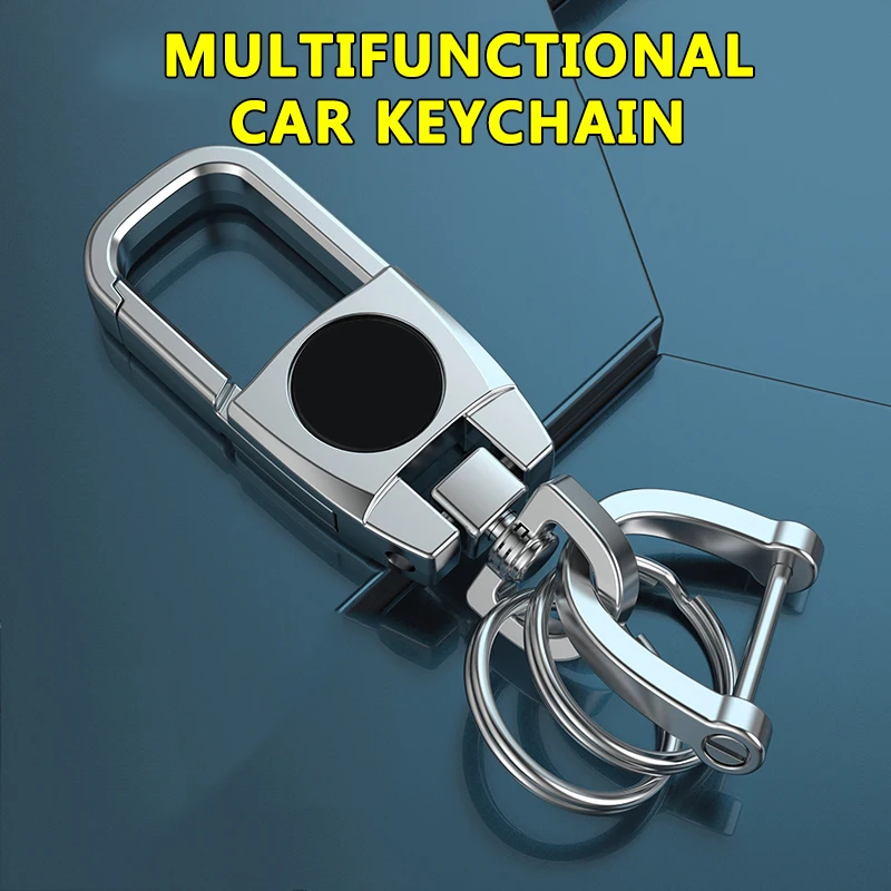 1PCS Metal Climbing Hook Car Keychain Strong Carabiner Shape Keychain Ring For Buick Envision GS GL6 GL8 Avenir Riviera Lesabre