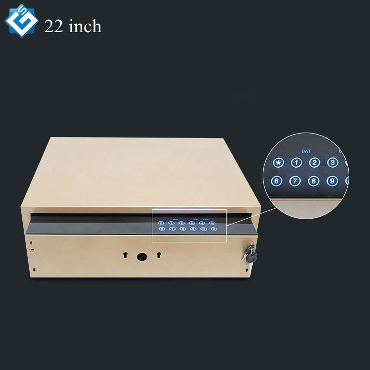 hot products furniture 22 inch 564mm new touch screen open electronic coded password smart drawer