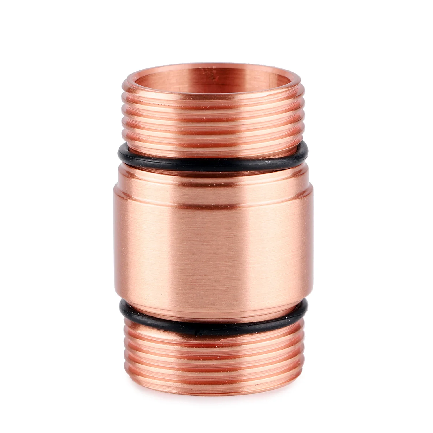 Copper 18350 Short Tube for Convoy S2+ Flashlight Rectangular Thread