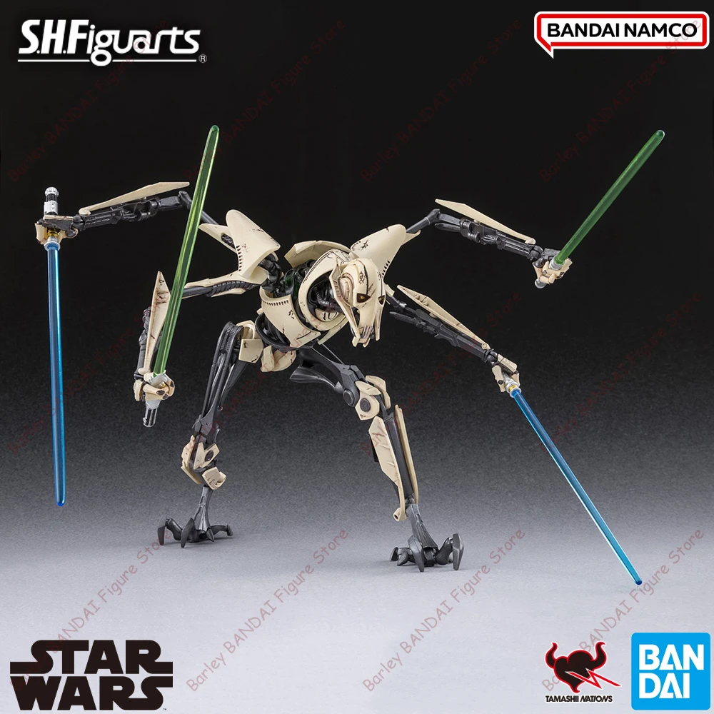 BANDAI In Stock S.H.Figuarts General Grievous (STAR WARS: Revenge of the Sith) Anime Figure Action Figurine Model Toys Gifts view 5