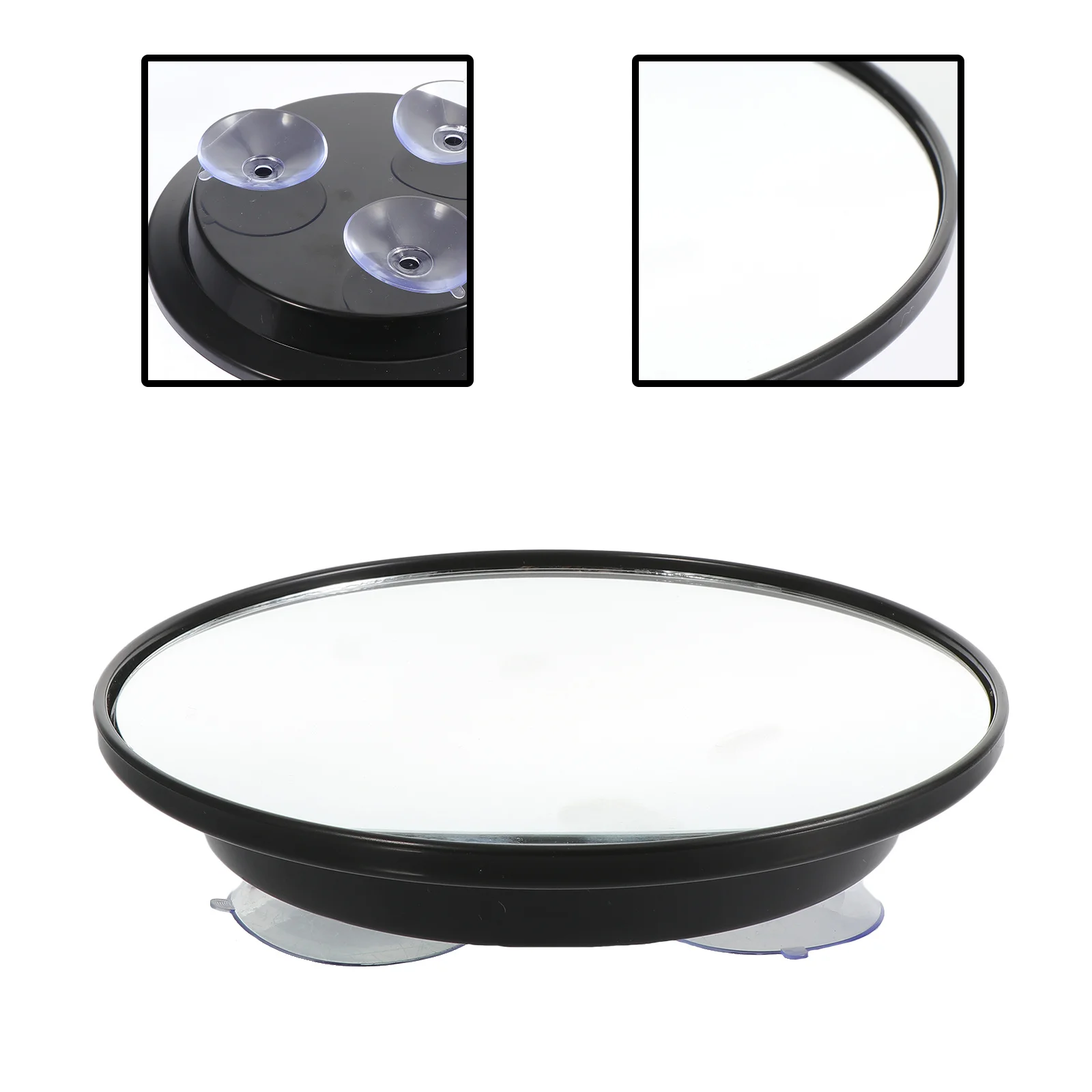 

1Pcs Suction Cup Mirror High Definition Clear Surface Scratch Resistant Compact Portable Makeup Mirror Small Sucker