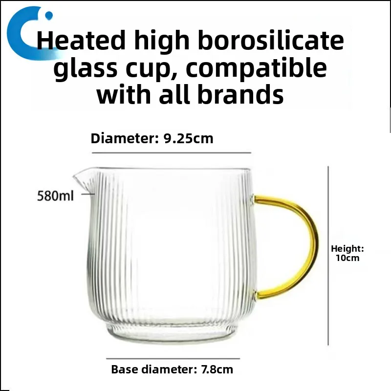 

Нагреваемая стеклянная чашка из боросилиля с одним горшком, чашка для заваривания чая и здоровья, термостойкая кружка для напитков без крышки из Китая