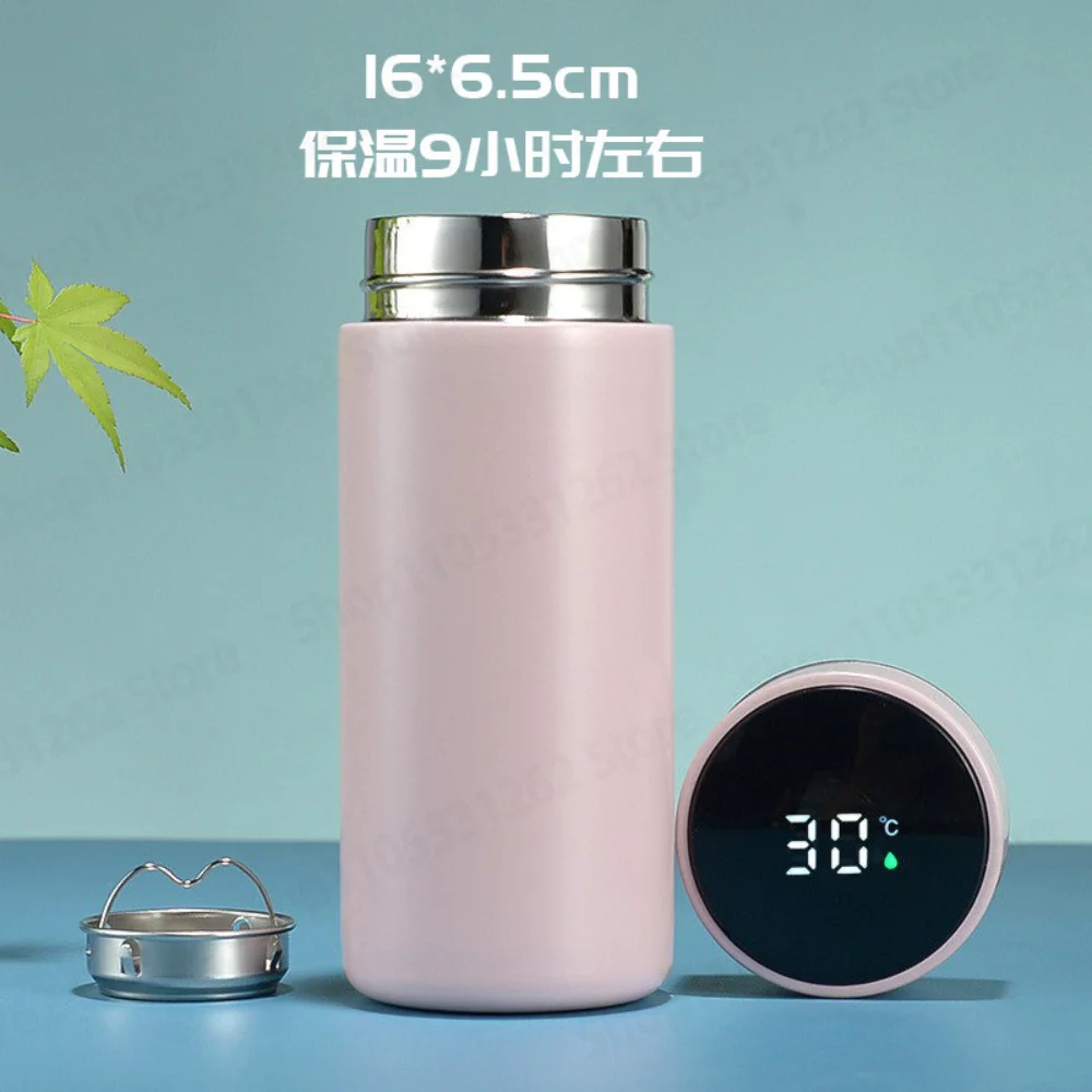 Smart Temperature Display Cup 320ml 316 Stainless Steel Double Layer Vacuum Insulated Cup Minimalist Mini Pocket Water Cup