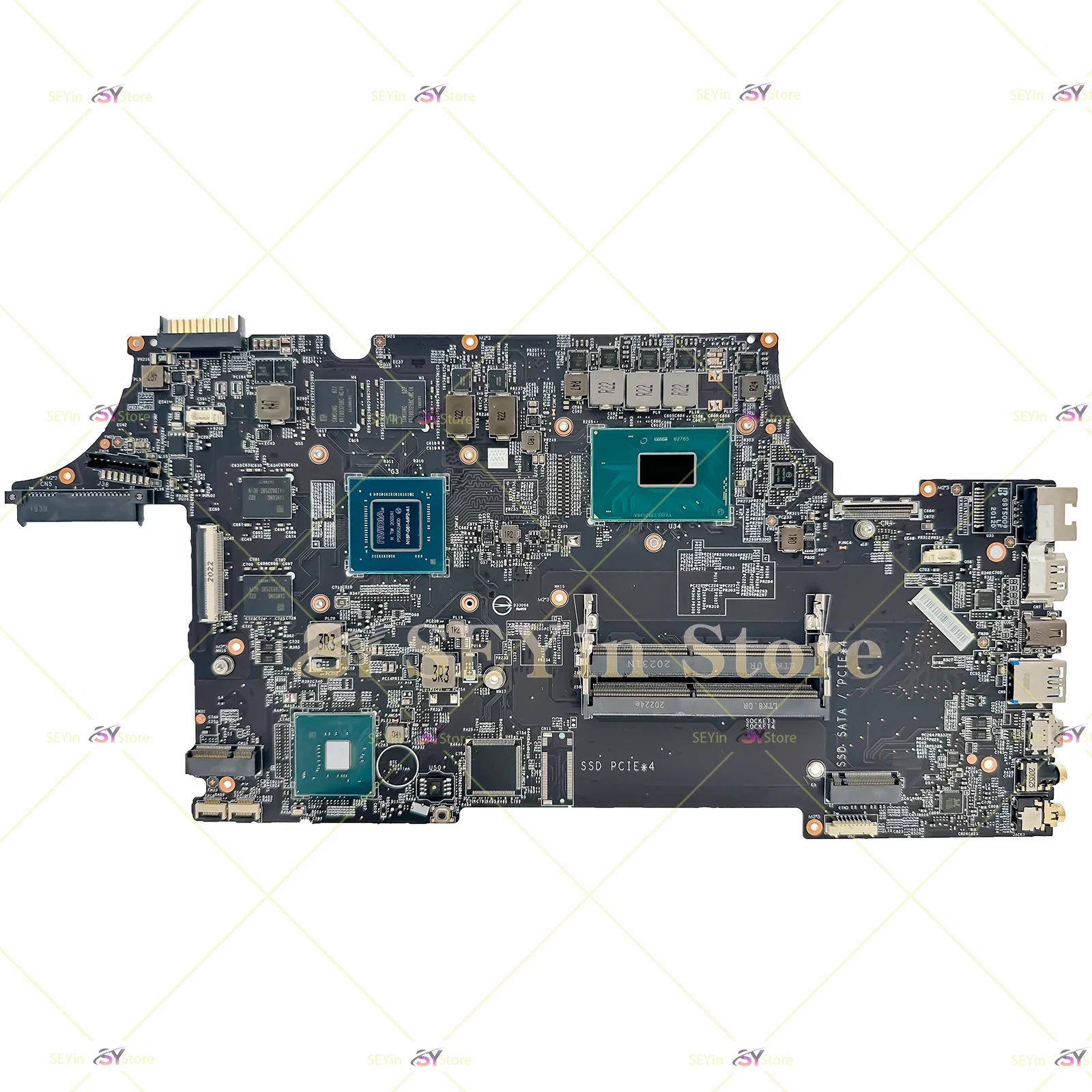 MS-16U81 Mainboard For MSI GP65  MS-16U8 Modern  Laptop Motherboard I5-9300H GTX1650 GTX1650TI 100% Working