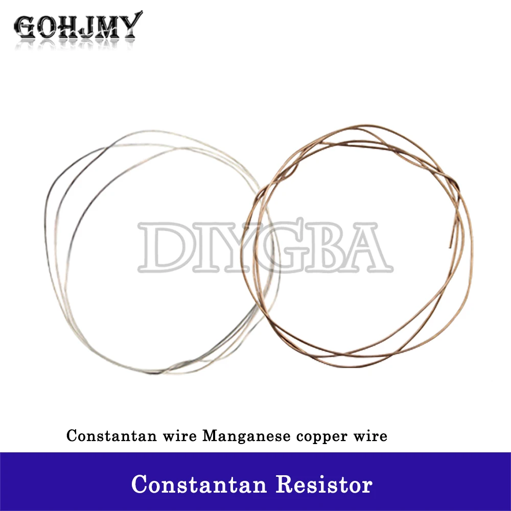 1Meter Constantan Resistor Sampling Resistor Wire 0.2MM 0.3MM 0.4MM 0.5MM 0.6MM 0.8MM 0.9MM 1.0MM 1.2MM 1.3MM 1.4MM