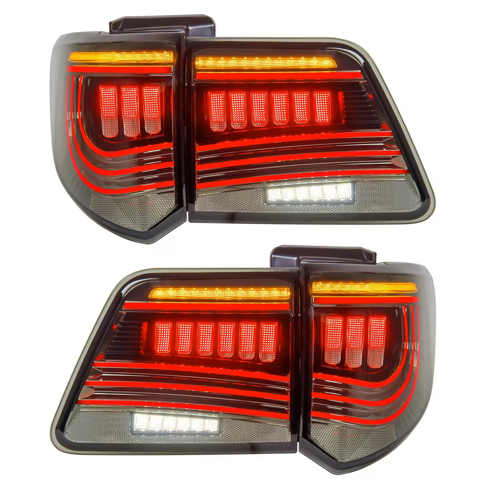 

For Fortuner 2012-2015 LED Taillight Start-up Animation Signal Modified Tail Lamp Rear Stop Brake Light