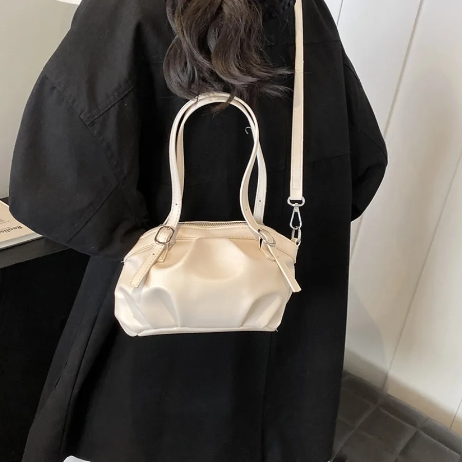 

Модная плиссированная сумка-тоут в стиле ретро, персонализированная модная женская сумка через плечо с текстурой Oceanic