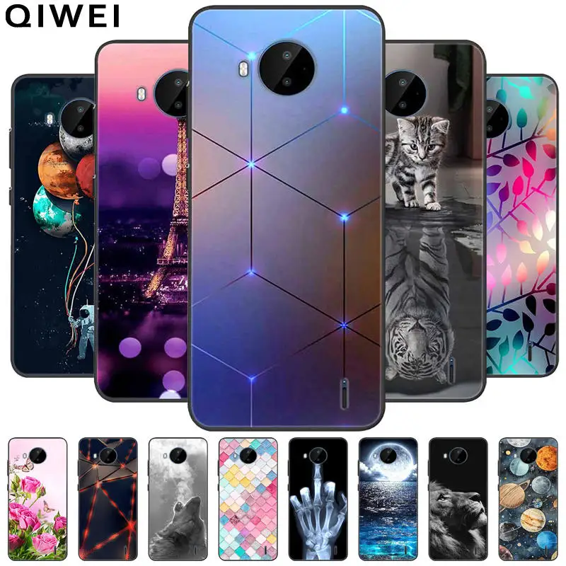 For Nokia X20 / X10 / X100 Case Soft Silicone TPU Phone Cases for Nokia G50 5G G 50 Cover Capa X 20 Shockproof Shells Cute Cats