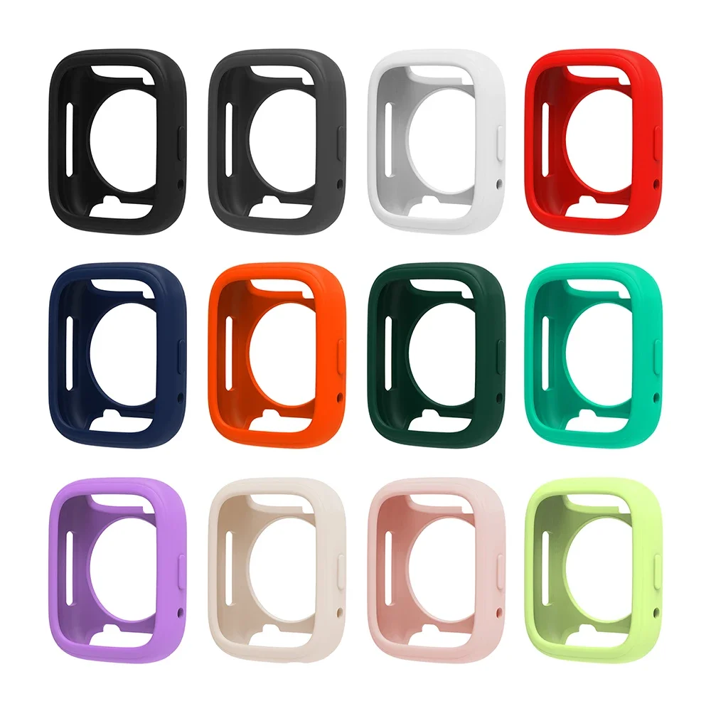 حزام سيليكون لساعة Redmi Watch 3 Active/Lite سوار الساعة + غطاء حماية