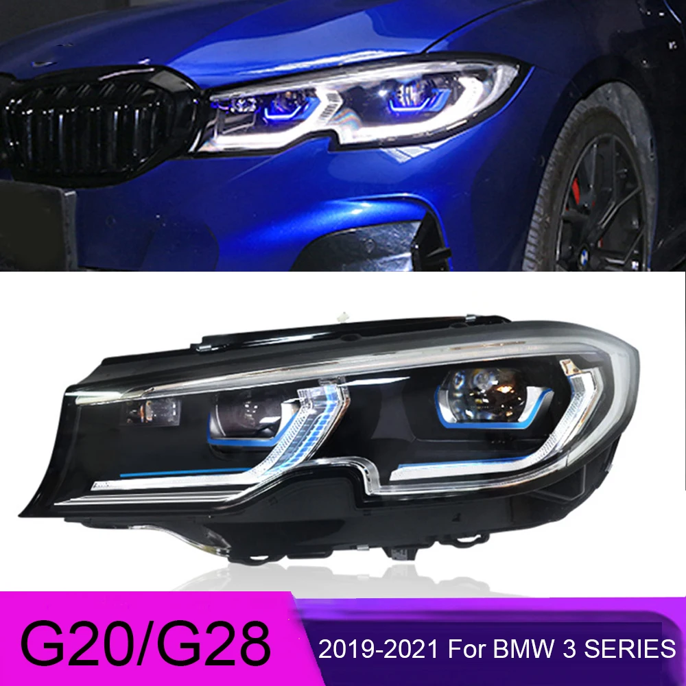 

Автомобильная новая светодиодная фара для BMW G20 3 серии G28 2019 2020 2021, аксессуары, передний вспомогательный указатель поворота DRL в сборе