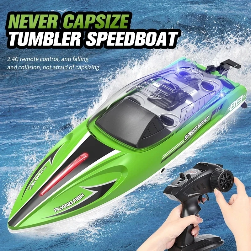 25KM/H Professional Remote Control High Speed Racing Speedboat 36CM Waterproof Model Ship Endurance 20 Minutes Outdoor Toys Gift