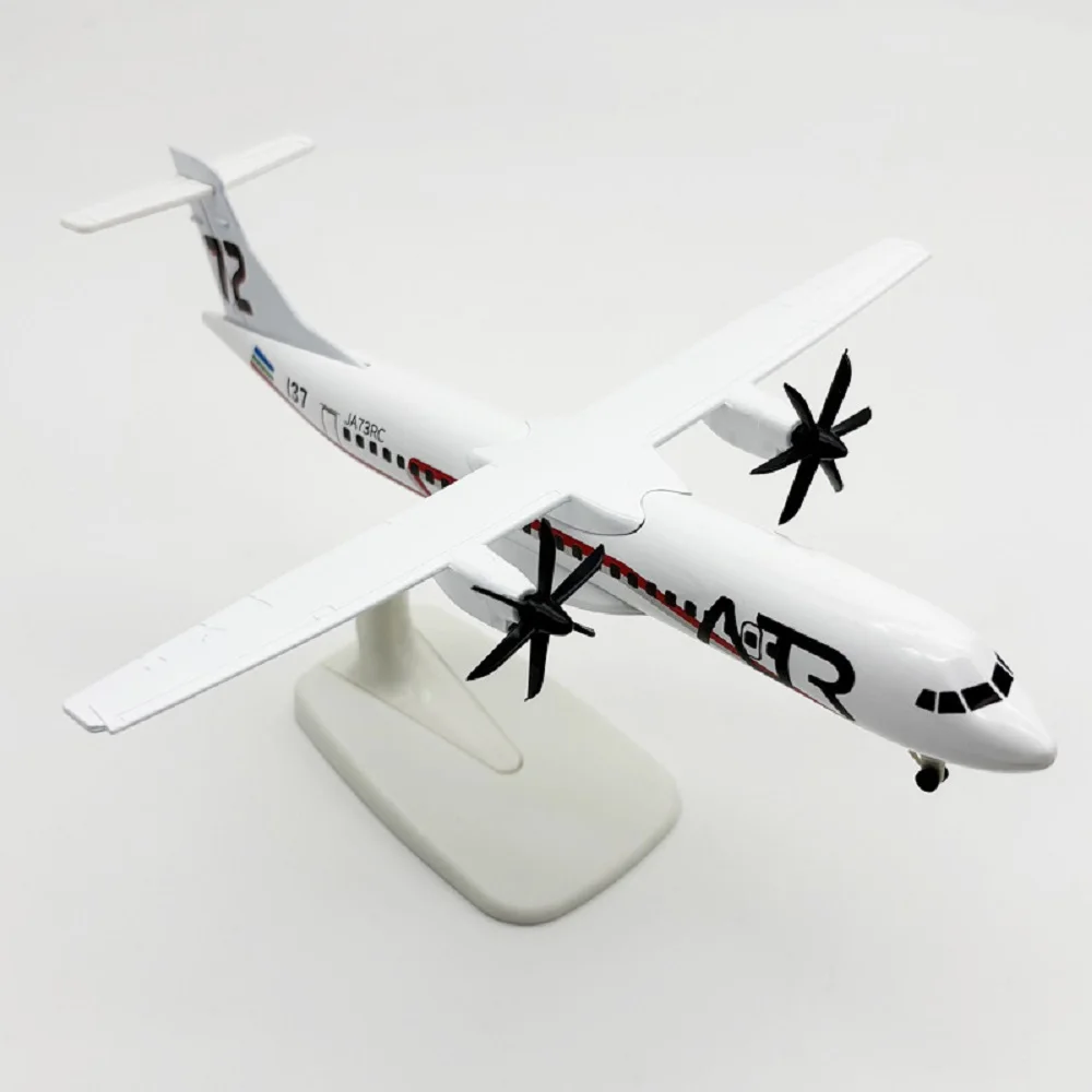Japan ATR 20cm Alloy Aircraft Model Miniature Plane Diecast Airplane With Landing Gear Propellers Aviation Gifts Collection