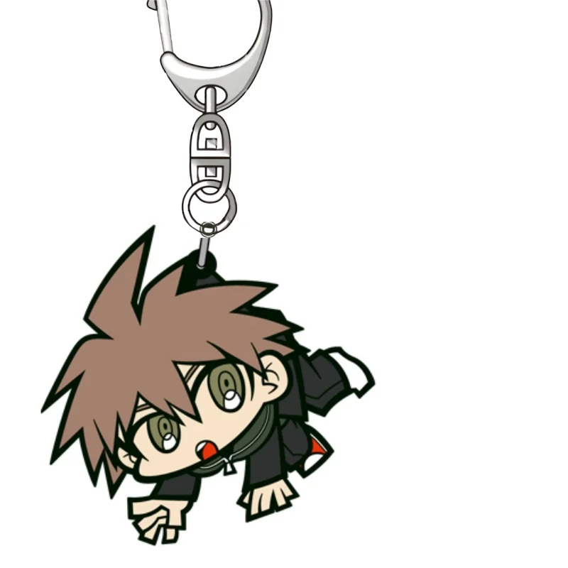 Danganronpa ANIME 6CM Acrylic Keychain Pendant Bag Car Keychain Cell phone Pendant present Friend Festivals Gifts