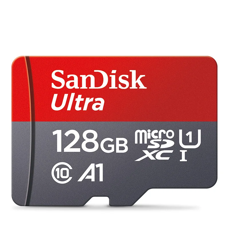 Sandisk cartão de memória micro sd, 128gb, 100% original, class10, flash tf, para samsung, mesa, pc