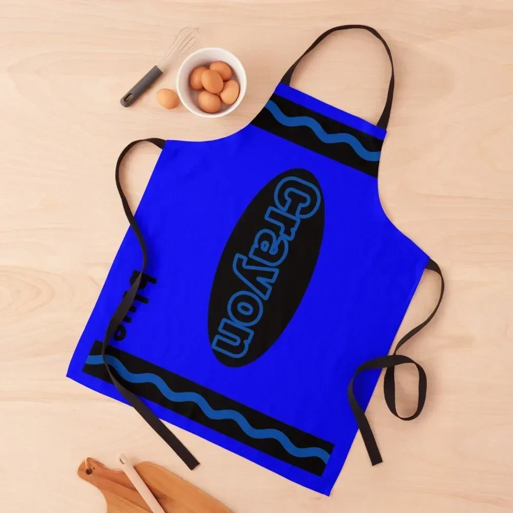 

Blue Crayon Box Halloween Crayon Costume Couples Group 2020 Essential Apron kitchen jacket woman Chef Accessories Apron