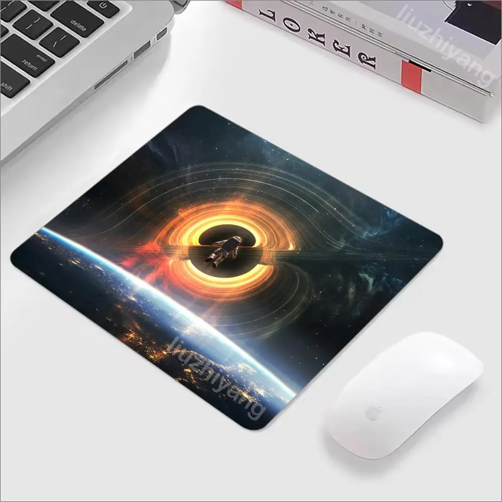 

Black Hole Mouse Pad 40X45 Large Square Computer Office Game Table Mats Rubber Anti-slip Mousepads 22x18 Small Decor Desk Pads