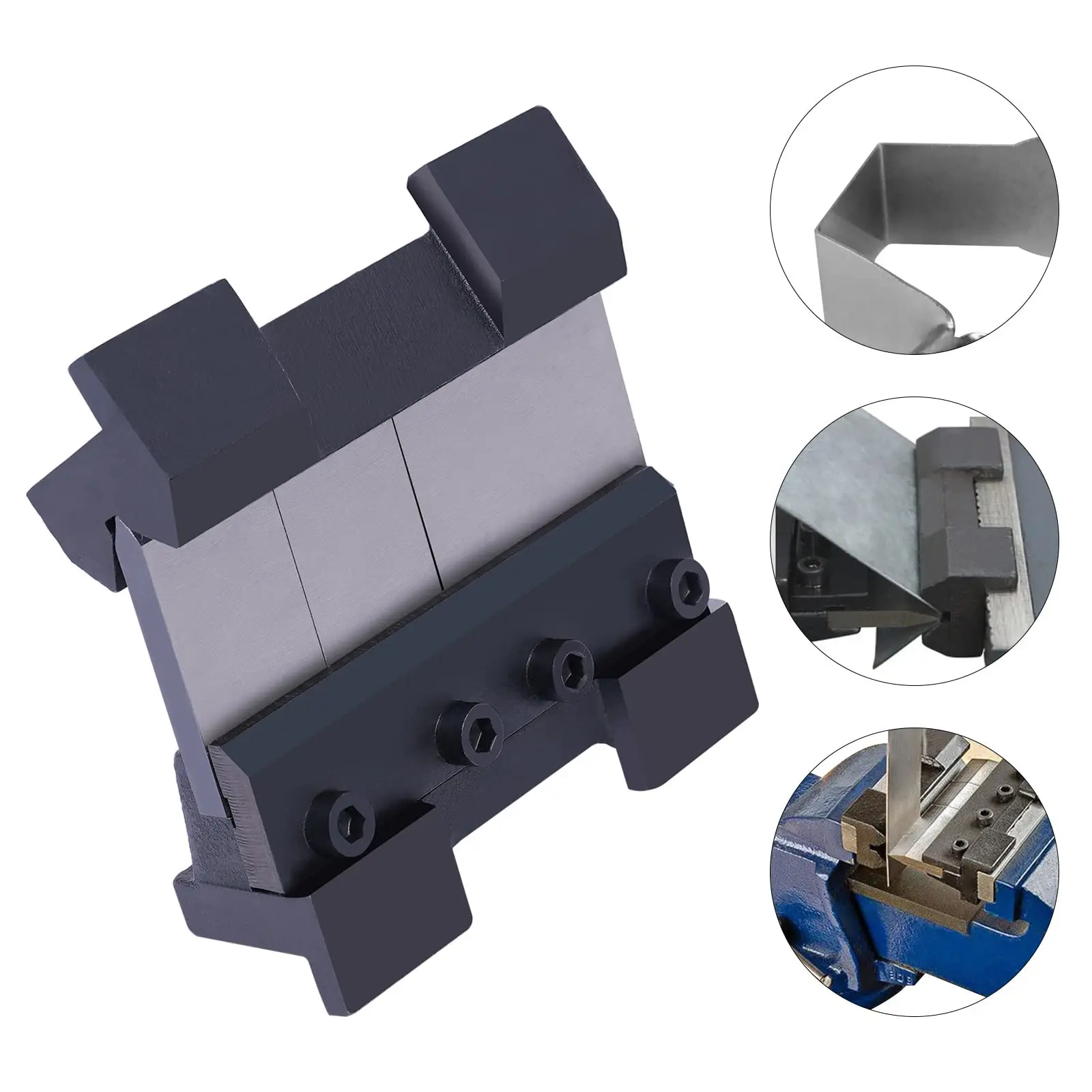 Metal Bender, High-Hardened Cast Steel Bender, Universal Metal Rod Bender for Steel, Brass, Copper, Aluminum (4 Inches)