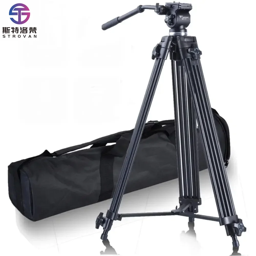 

WF717 1.89m Height/Professional WF-717 Video Tripod + Fluid Pan Head Kit 189cm 8kg for DV DSLR