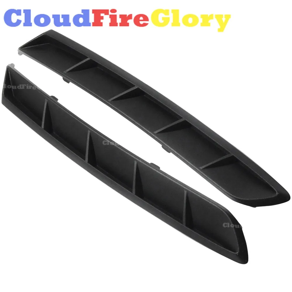 

CloudFireGlory For Toyota Camry 2018 2019 Rear Left Right Bumper Side Extension Plastic Black 52166-06030 52165-06030