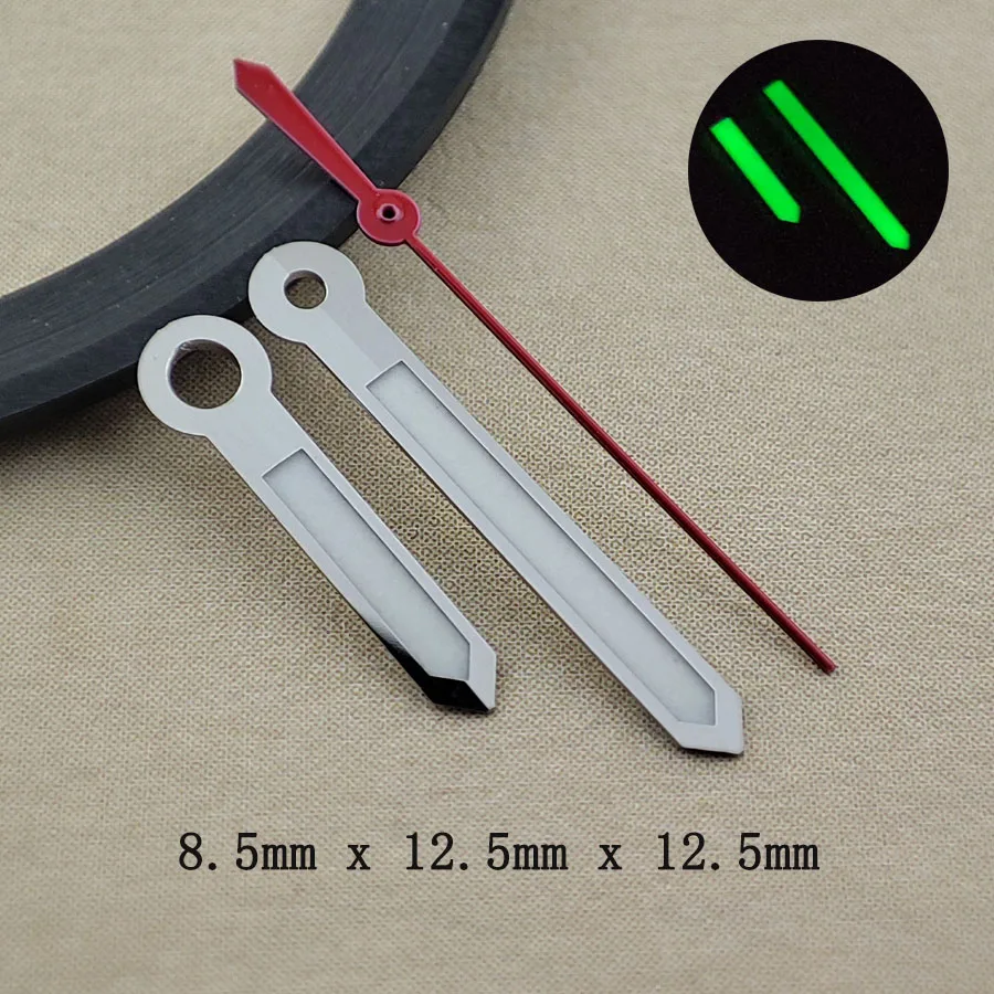 NH35 Hands NH36 Hands Silvery Pointer Green luminous Hands Watch Accessories Suitable For NH35 NH36 4R Movement