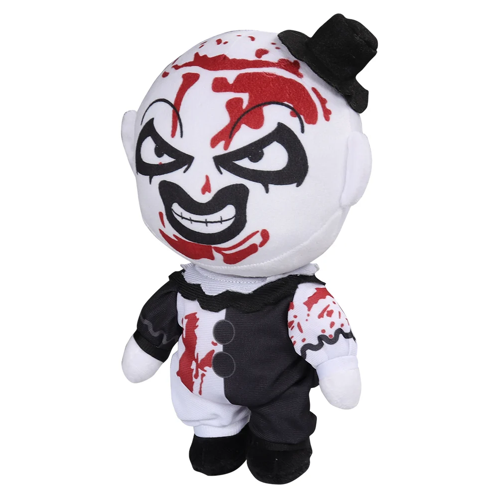 Terrifier-muñeco de peluche de payaso para Cosplay, muñeco de peluche suave de dibujos animados, mascota, regalo de cumpleaños y Navidad, accesorios de carnaval de Halloween