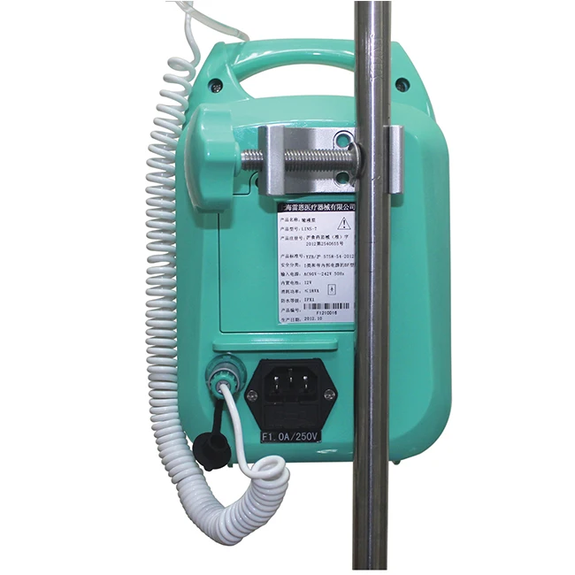 Bomba de infusión LINS-7, bomba de infusión intravenosa médica, micro de alta precisión