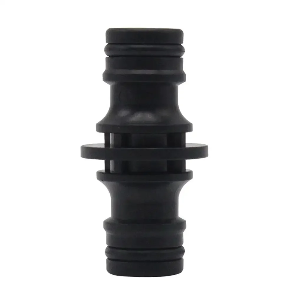 

2 Way Garden Hose Connector Joiner Coupler Watering Water Pipe Tap Male Black Adapter Extender Set For Hose Pipe Tube