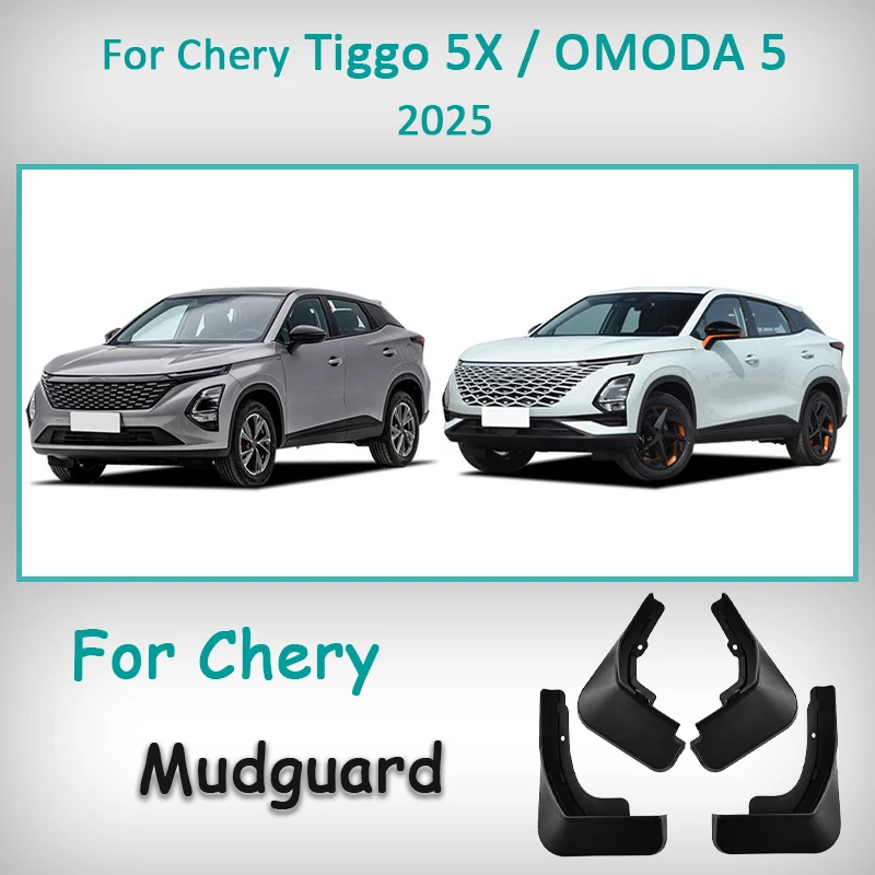 

For Chery Omoda 5 2022-Now Tiggo 5x 2025 Fownix FX Front Rear Wheel Fender Mud Mudflaps Splash Guards Mudguards Accessories Kit