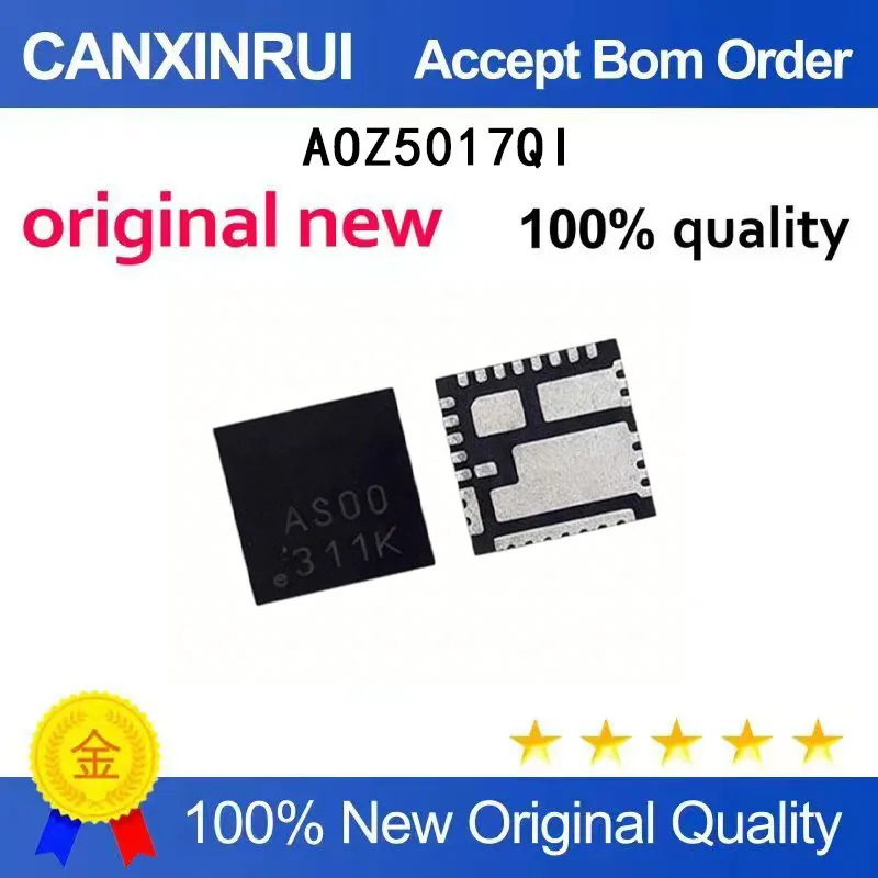 

(5-100 Pieces) Brand new original AOZ5017QI AOZ5017 silk screen ASOO AS00 QFN spot chip IC