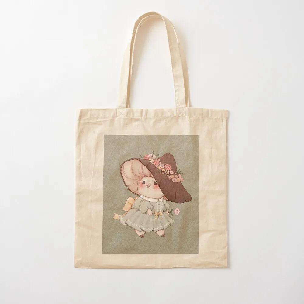 Cute Flower Mushroom Tote Bag Shopper sacs de shopping reusable shopping bag Portable shopping bag