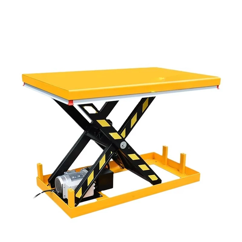 Fixed hydraulic lift installation platform lift table