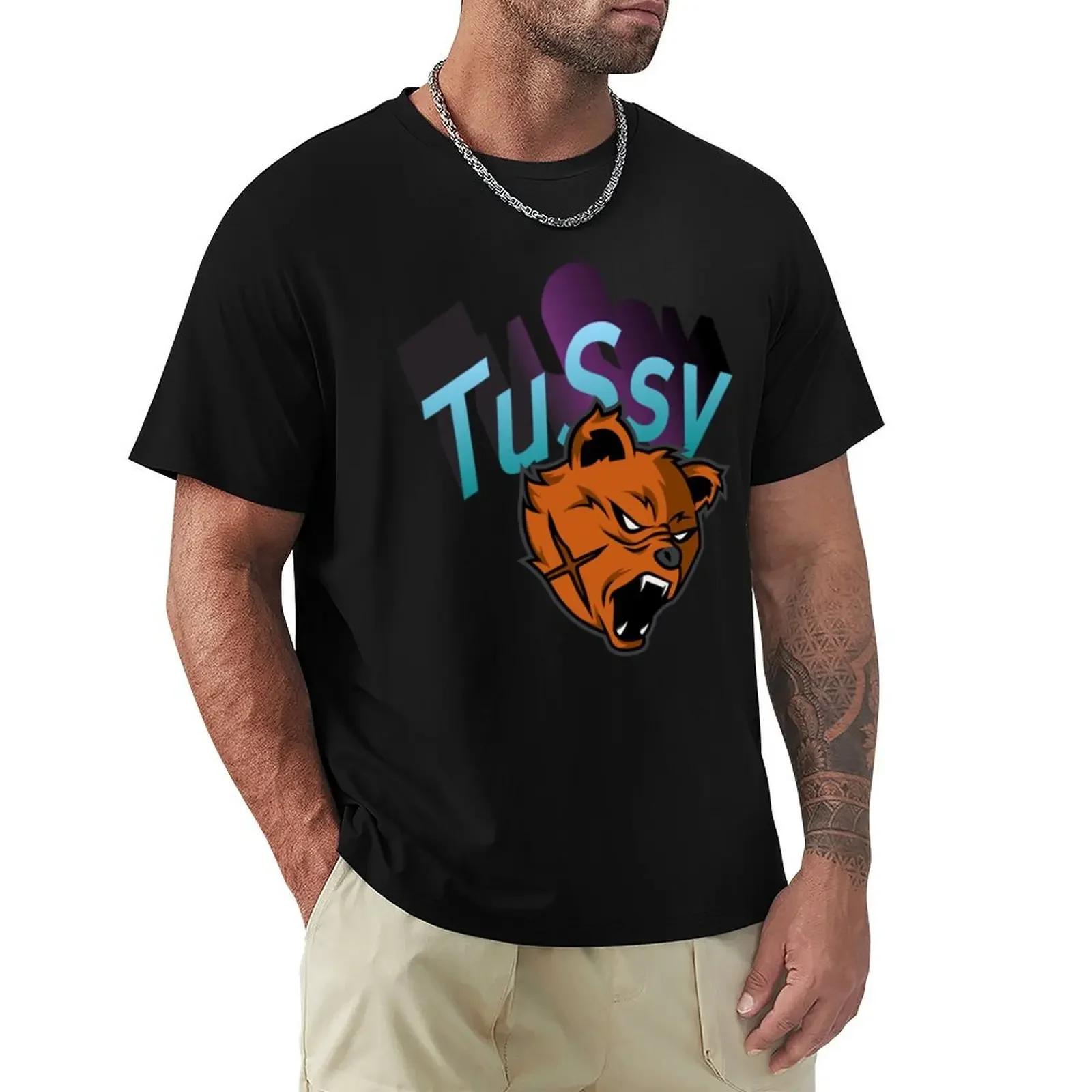 Tussy Games T-Shirt cute tops oversizeds anime sublime t shirt for men