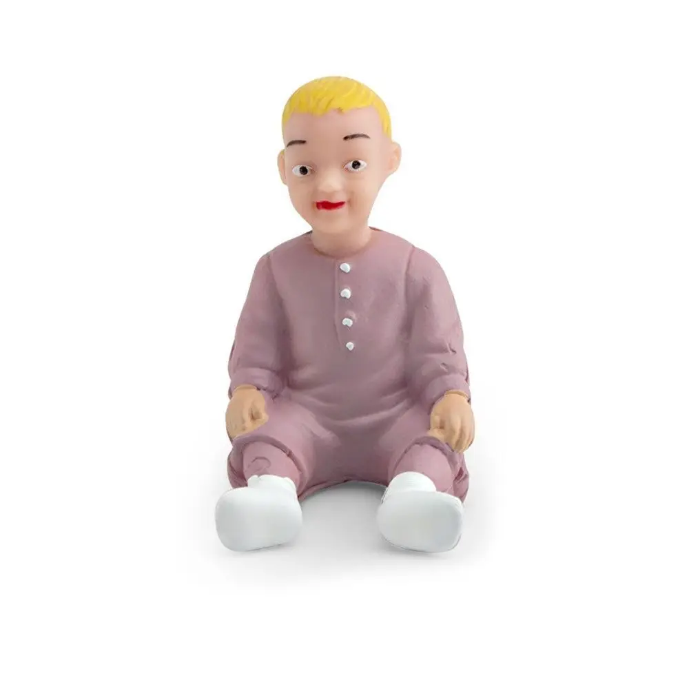 Realistic Detailed Miniature People Model Hand Painted PVC Material Family Role Play Figurines Different Postures Pretend Play