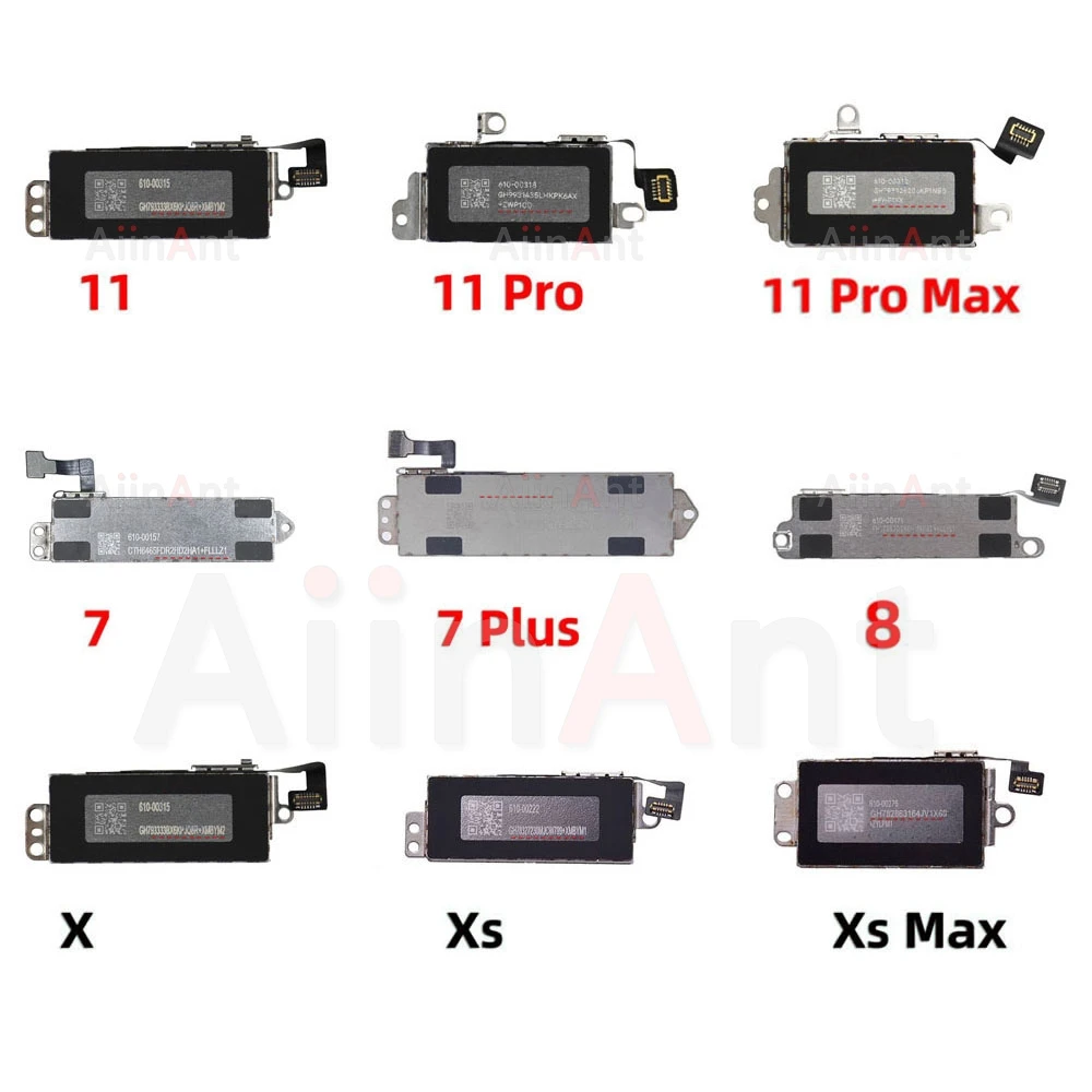 AiinAnt For TAPTIC ENGINE Vibrator Motor Flex Cable For iPhone X Xr Xs 11 Pro Max 7 8 Plus