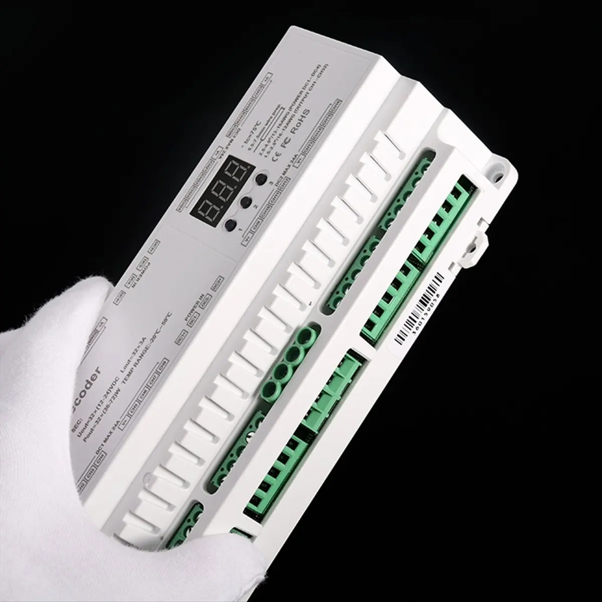 NEW Led RGB RGBW Strip DMX512 Decoder DC12V 24V Input 5A 40 CH 1440W Output Led RGB RGBW Strip PWM DMX512 Slave Controller
