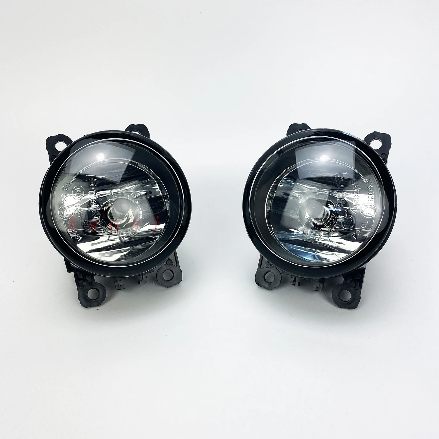 Bumper Fog Lights Lamps For Suzuki Swift 2005 2006 2007 2008 2009 2010 Driver & Passenger Side w/ H11 Halogen Bulbs Clear Lens