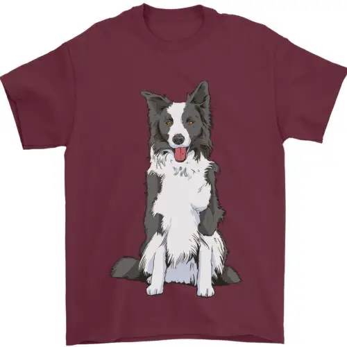 A Border Collie Mens T-Shirt 100% Cotton