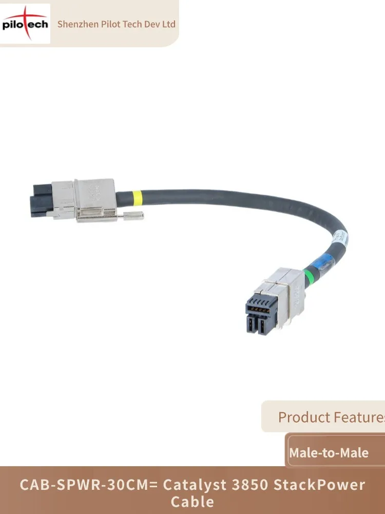 

CAB-SPWR-30CM | 1-Ft. Stack Power Cable for use with Catalyst 3750 and 3850 Series Network Switches
