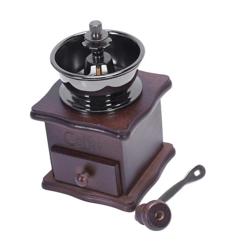 Top Deals Manual Coffee Grinder, Hand Coffee Beans Grinding Machine, Hand Coffee Burr Mill,Manual Bean Grinder