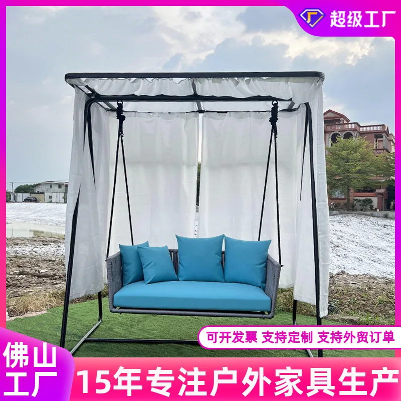 

Customizable Beach Resort Outdoor Swing Hanging Basket