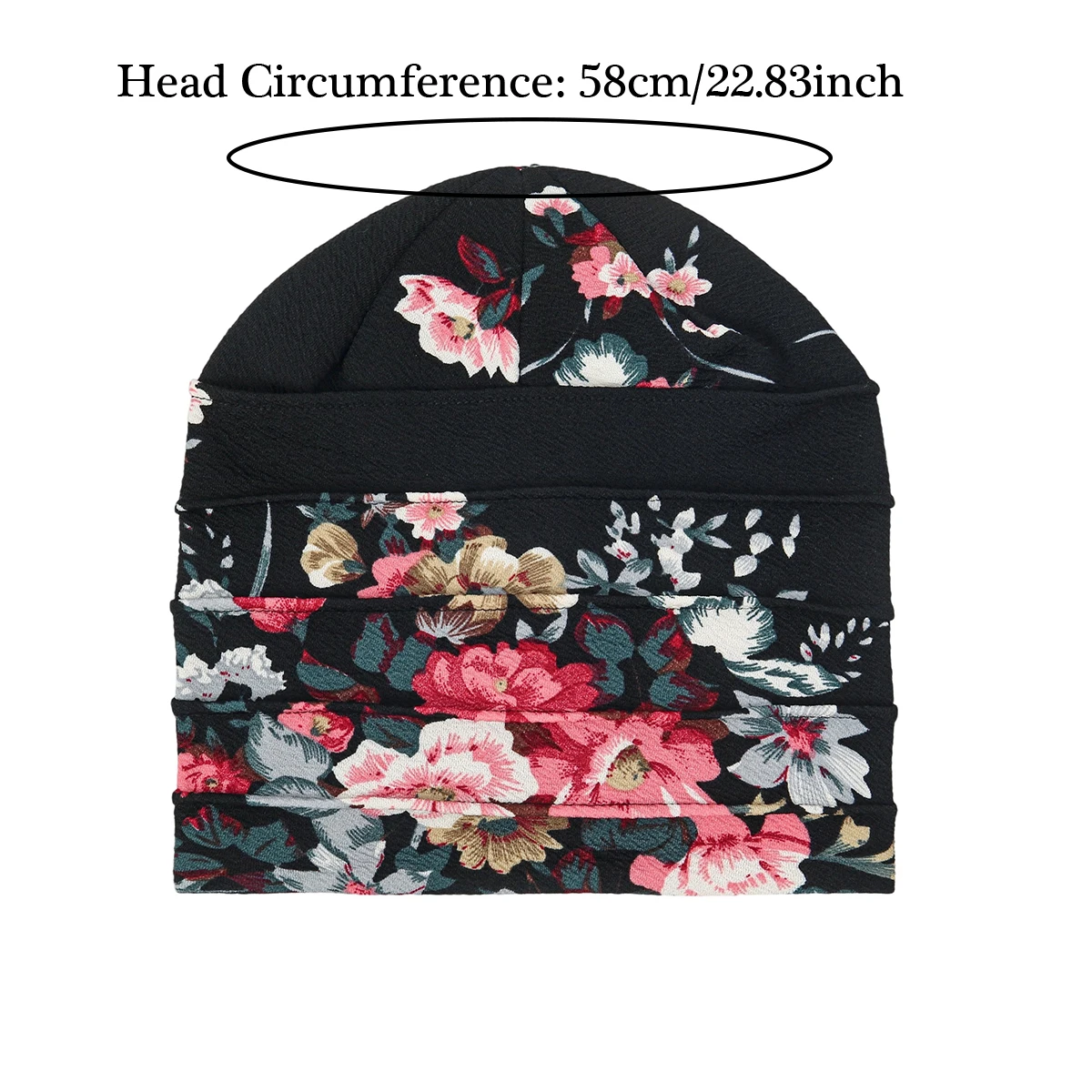Trendy Gedruckt Blume Kappe Nacht Schlaf Kappe Muslimische Frauen Hijab Leopard Motorhaube Damen Kopftuch Bequem Hut Wrap