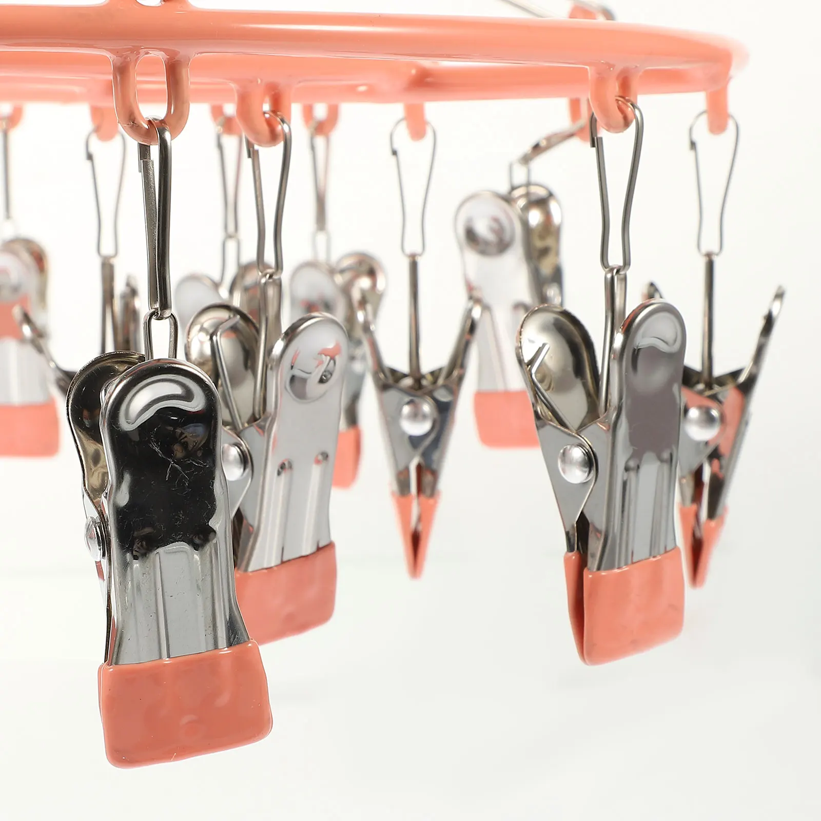 

Sock Hanger Clips Strong Anti Rust Material Clothes Drying Rack Underwear Towels Peg Hanger Laundry Air Dry Socks
