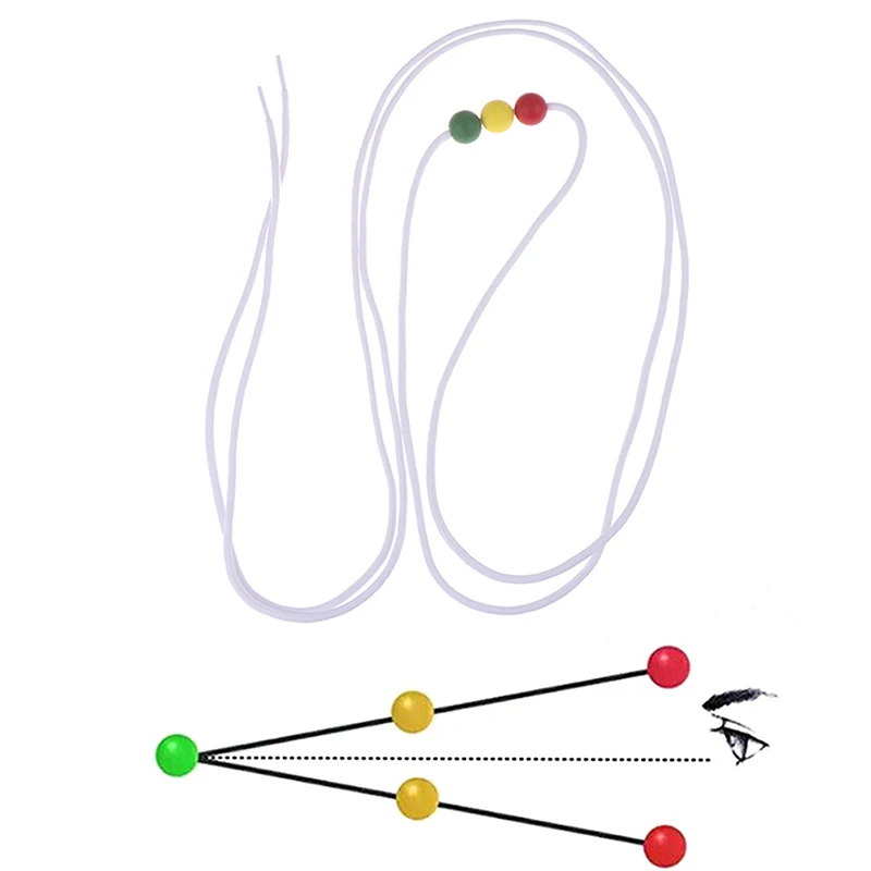 1 Set Children Vision Training Tool Training Diameter String Convergence Insufficiency Eye Care Tools New