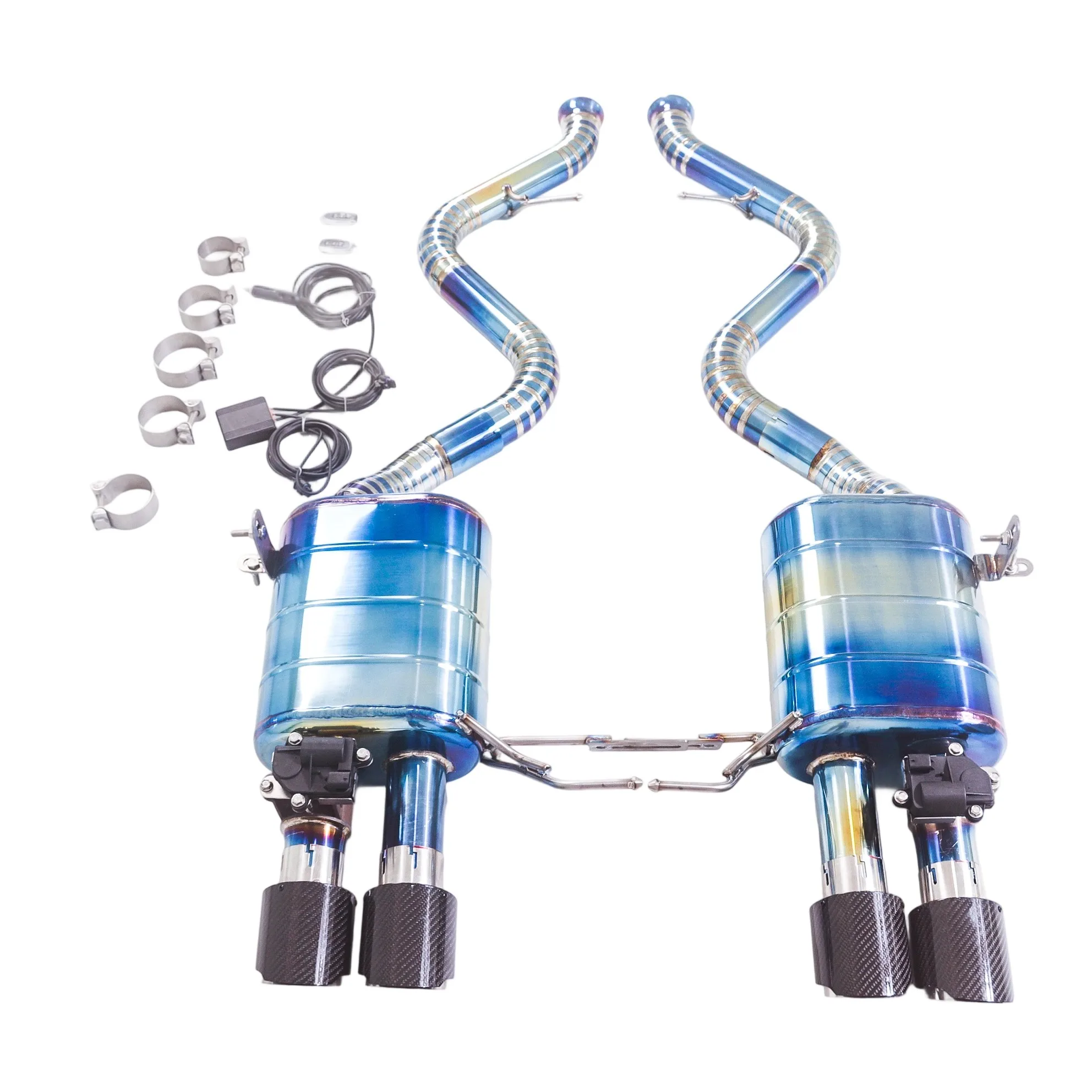 

GFC catback exhaust muffler for BMW M3 M4 E90 E92 E93, Car electric valve exhaust system made of Titanium Alloy